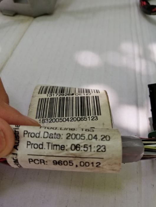 Електро инсталация за Opel Meriva след 2002г.