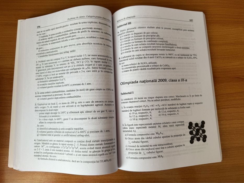 Culegere probleme chimie