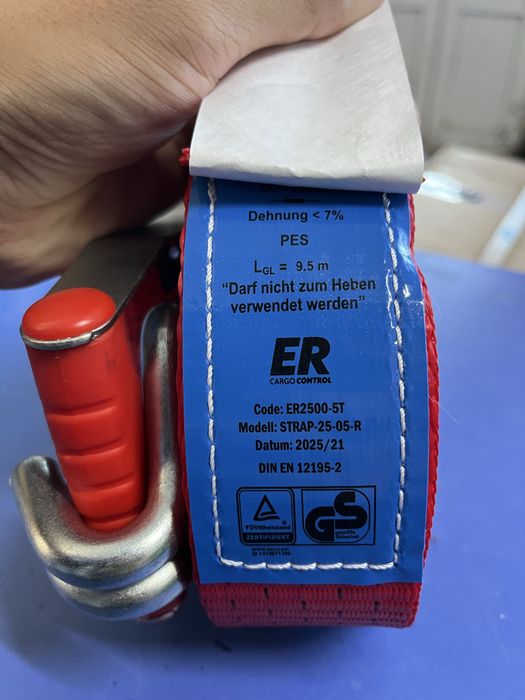 Ремень для эвакуатора из Европы, трещетка ремень