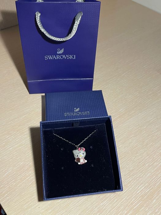 Колие на Swarovski - Hello Kitty