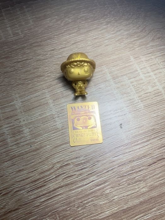Золотой Луффи Kinder Joy One Piece × Funko POP