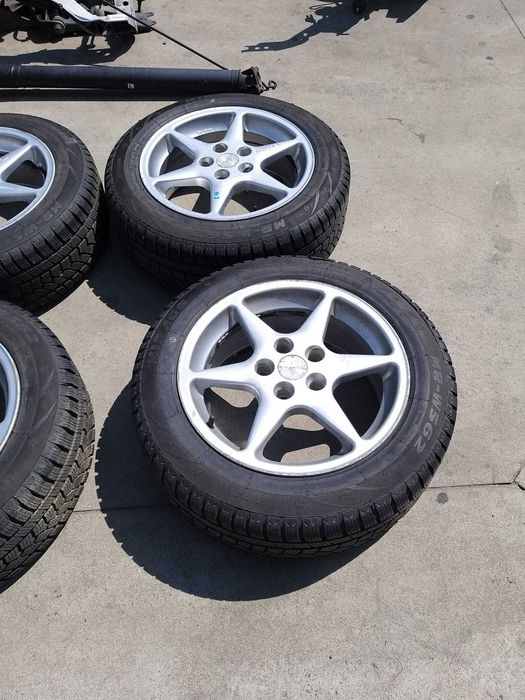 Set jante aliaj cu anvelope m+s r16 mazda 5 cr 2010