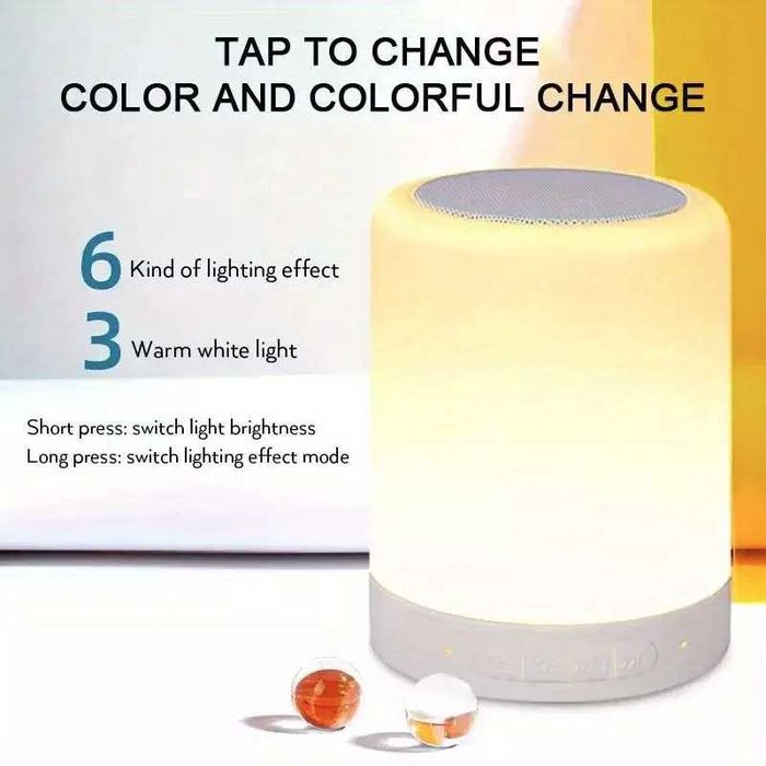 Блутут Тонколона с LED сензорно осветление