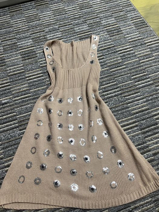 Rochie stil sarafan, tricot, M-L