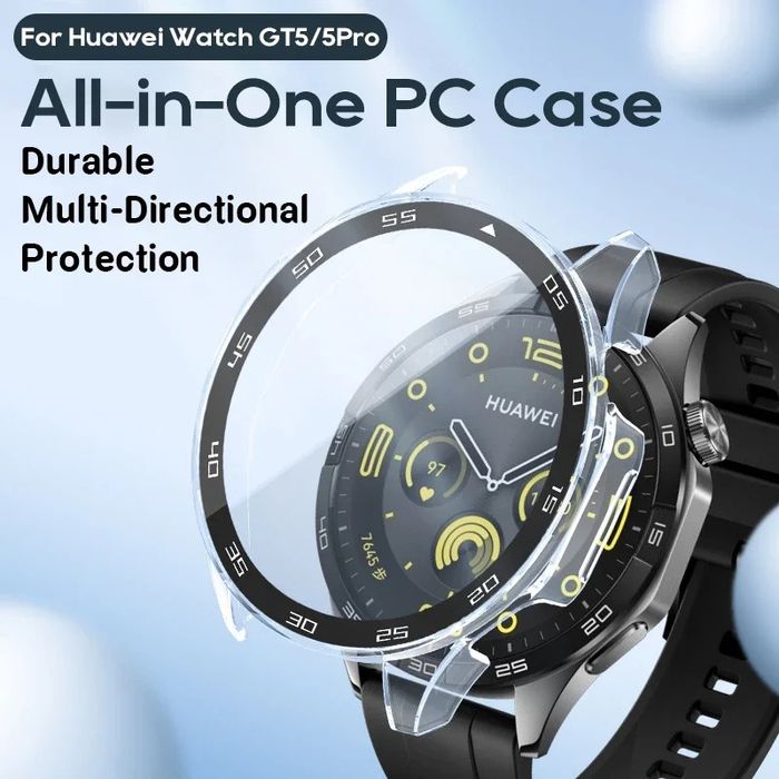 Huawei Watch GT5 / GT5 Pro 46 / Твърд удароустойчив кейс с протектор