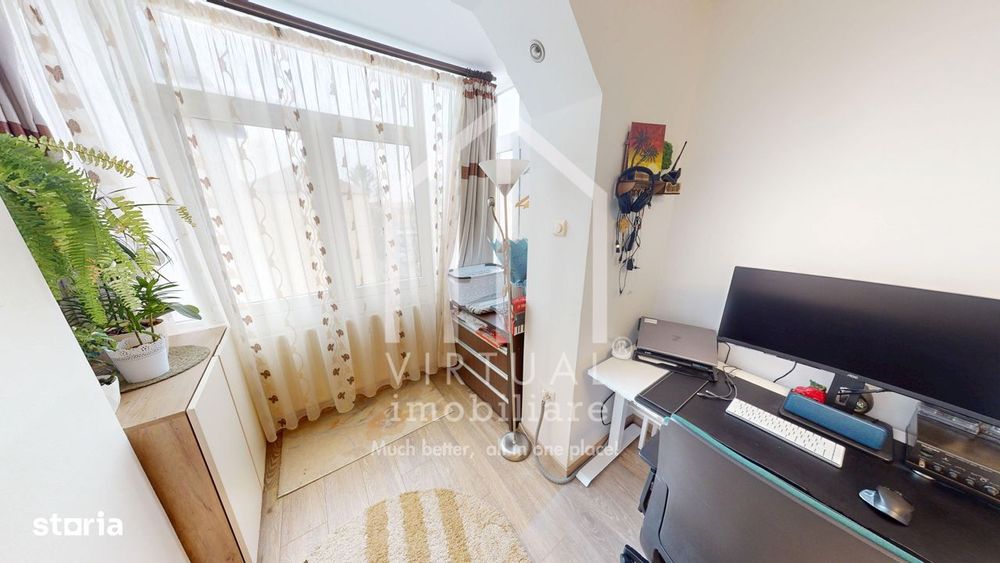 Apartament cu 3 camere, 63mp utili, geamuri tripan,  zona Rahovei