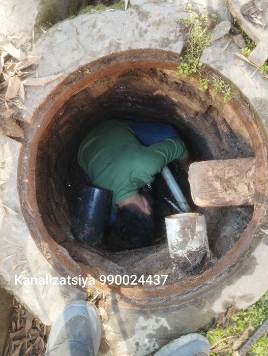 Kanalizatsiya tozalash xizmati Suv bilan chayish 24/7