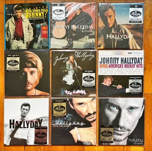 Colectie rock Johnny Hallyday pe 26 CD originale