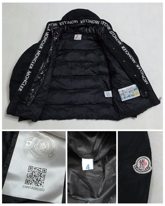 Geaca MONCLER unisex, model de puf, groasă, impermeabilă, nr. L / XL