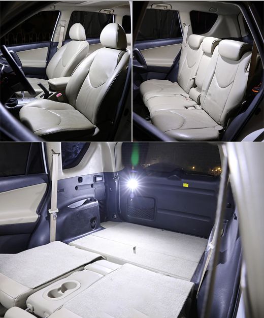 Комплект сулфидни CANBUS LED крушки C5W 36мм/39мм/41мм