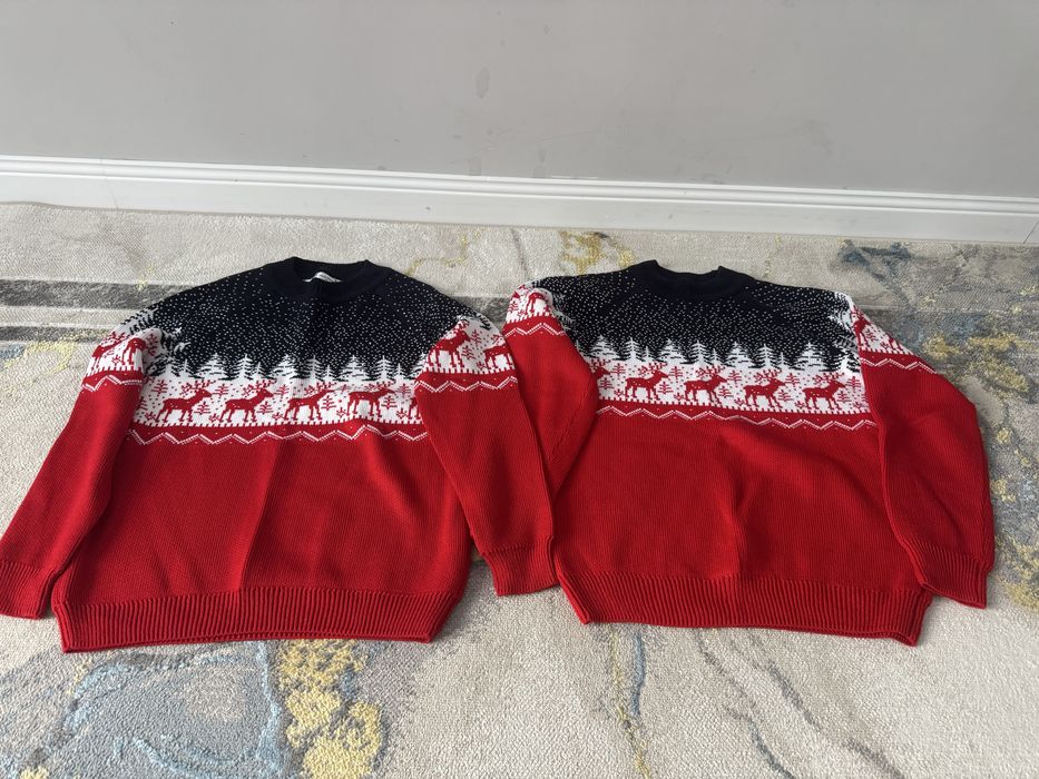 Джемпер с новогодним рисунком