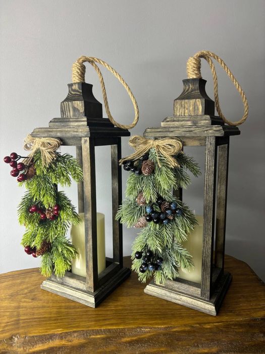 Новогодние фонари ,подсвечники ,лампы