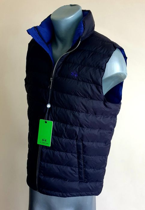 La Martina Down Vest Mens Size 50/ L НОВО! ОРИГИНАЛ Мъжки Пухен Елек!