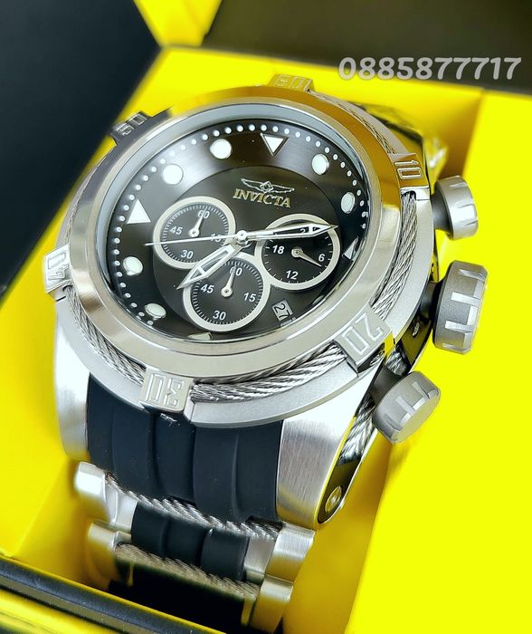 INVICTA Bolt Zeus Silver 53 mm, Инвикта нов ръчен часовник