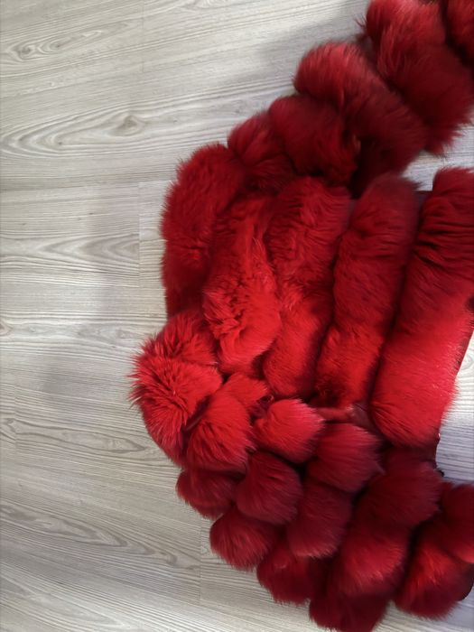 Haină de blană naturală vulpe