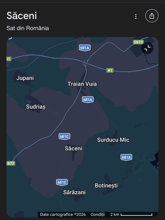 Vînd teren 1460mp  ,Judet Timis 3 km de autostrada