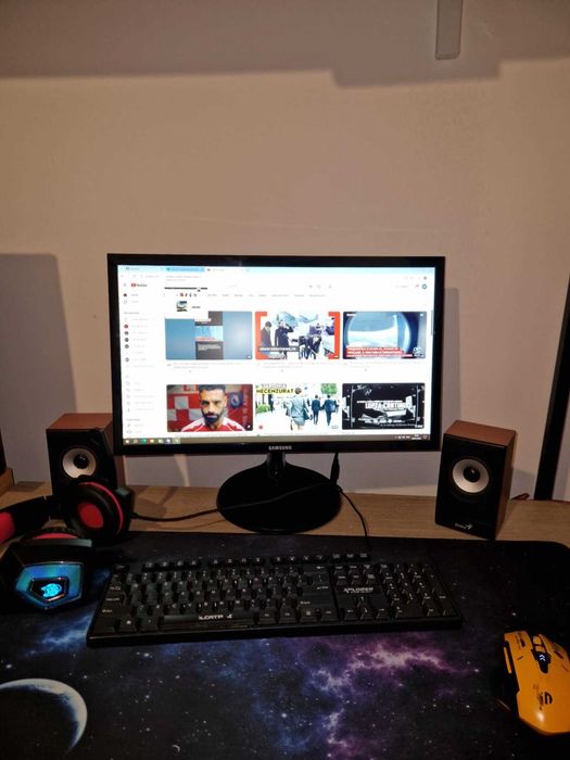 PC ASUS+Monitor Samsung