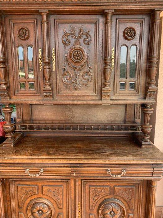 Уникално красив старинен шкаф,скрин,бюфет(Масив)-19 век