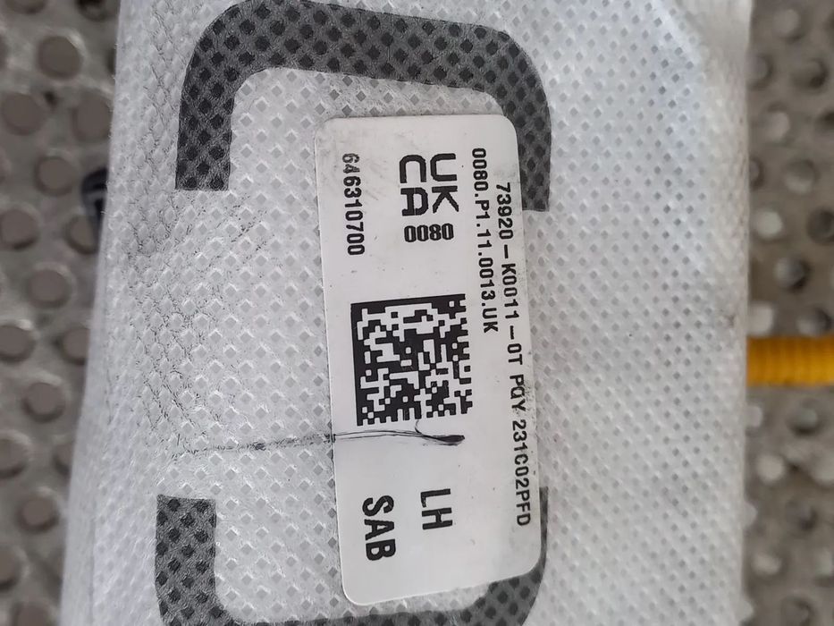 Airbag Lateral Stanga Dreapta Fata Toyota Yaris Cross Yaris 4 An 2020-2021-2022-2023-2024 1.5 Benzi