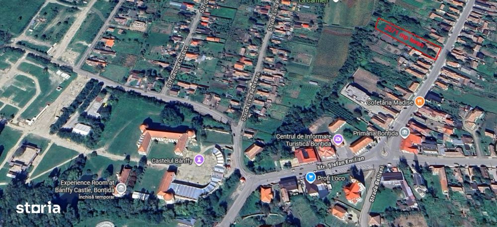 Bontida Central - Ideal pentru dezvoltare - 38 euro/mp