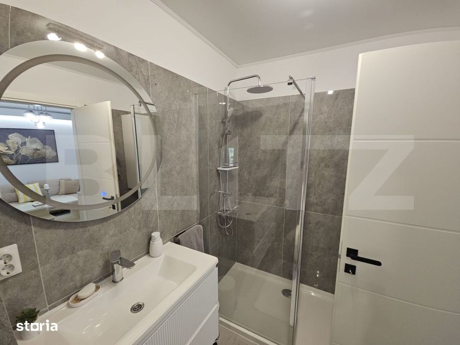 Apartament 2 camere, 44 mp,  mobilat complet, zona Copou