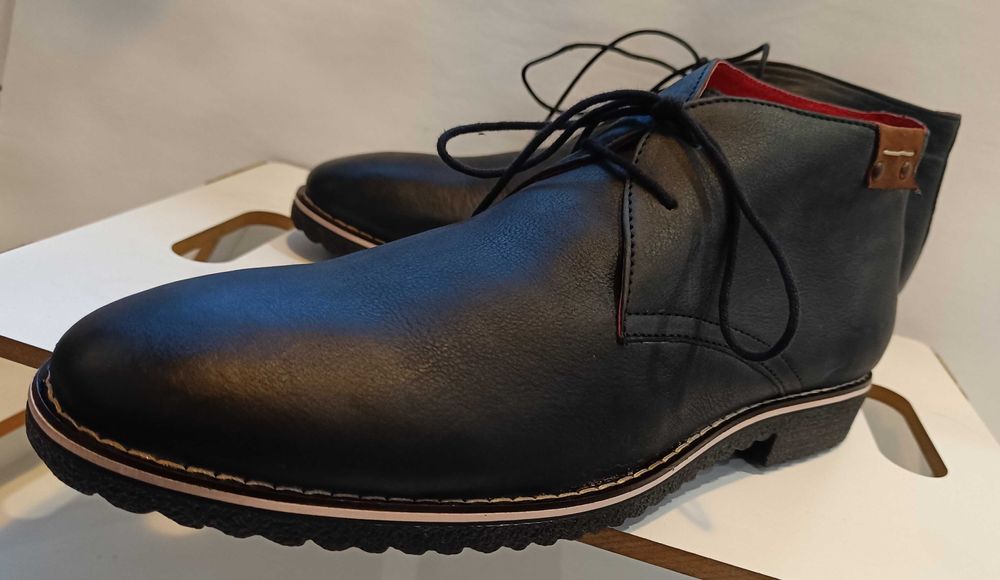 Ghete lace up 45 45.5 casual Gentleman Farm NOI piele naturala moale