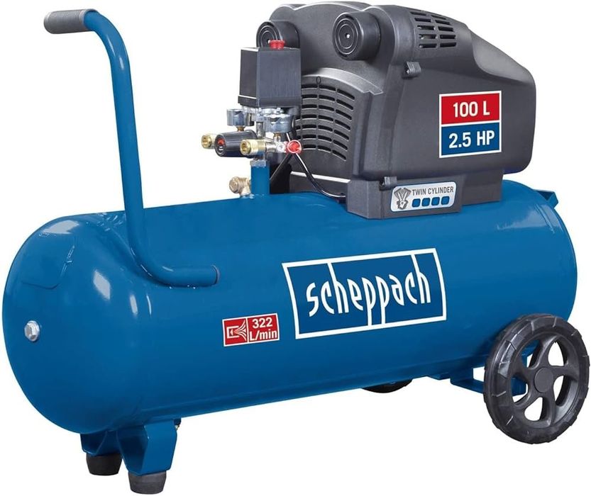 Compresor scheppach 100l 2.5hp