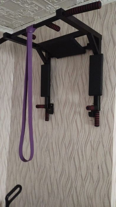 Турник настенный 3в1 для дома