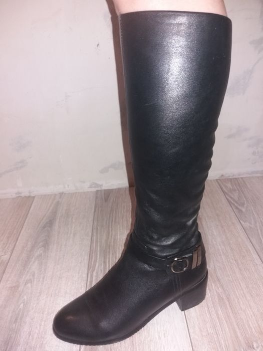 Продам сапоги кожаные