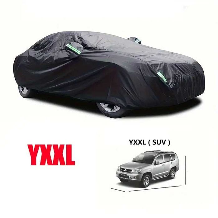 Prelata husa auto neagra Oxford Premium XXL 580cmx175cmx120cm