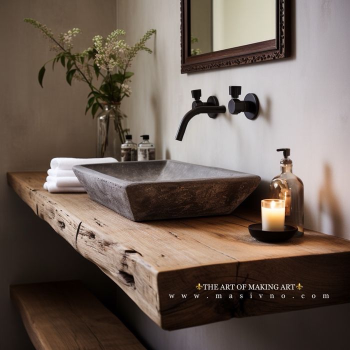 Плотове от естествено дърво масив / Орех / Дьб