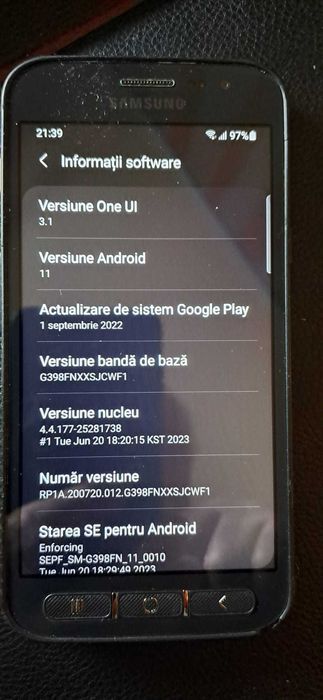 Samsung Galaxy Xcover 4s, 32G, 3G RAM, negru