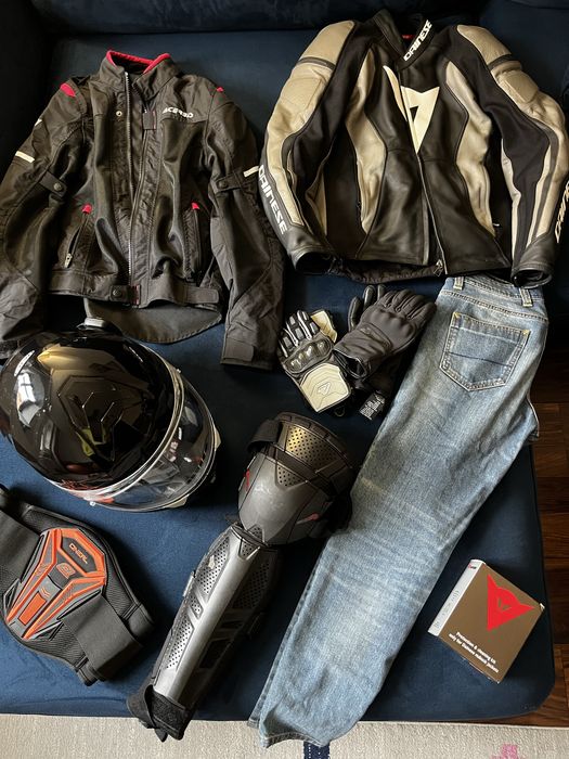 Set lot echipament moto dama M