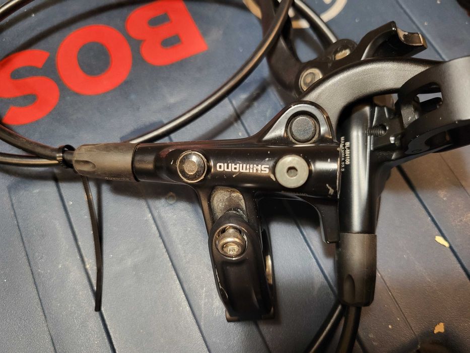 4 бутални спирачки комплект Shimano BL-M4100. Цената е крайна!