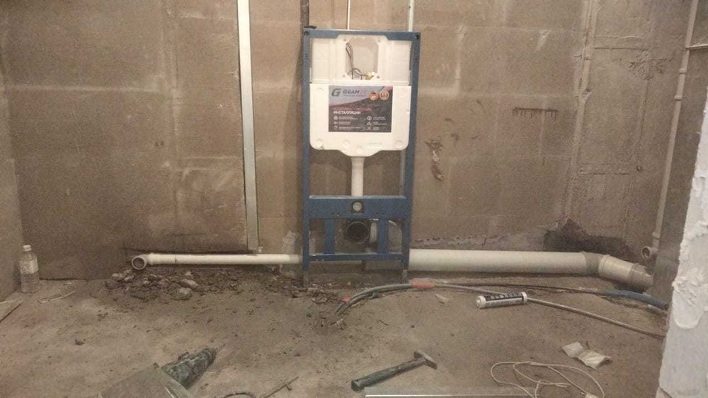 Ремонт санузлов в Астане "под ключ"