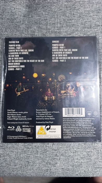 Pink Floyd at Pompeii MCMLXXII Blu ray, sigilat