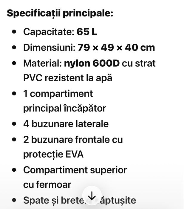 Rucsac Anaconda Climber Extra Large 65 litri
