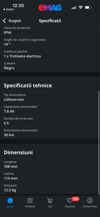 Trotinetă electrică Xiaomi M365 – stare foarte bună