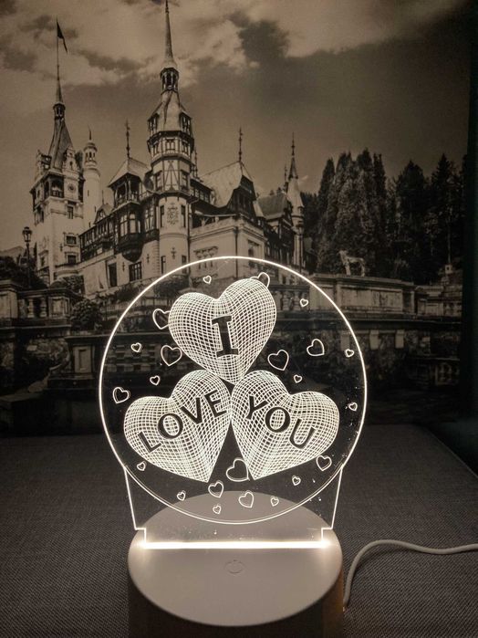 Lampa decorativa 3D LED