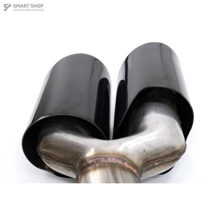 Ornamente Evacuare compatibil cu Porsche Cayenne 9Y0 SUV 3.0 (2018-up) Negru