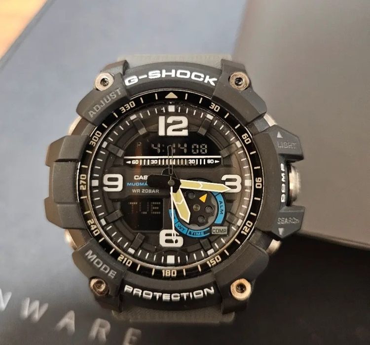 Ceas Casio Mudmaster GG-1000 culoare neru / grafit