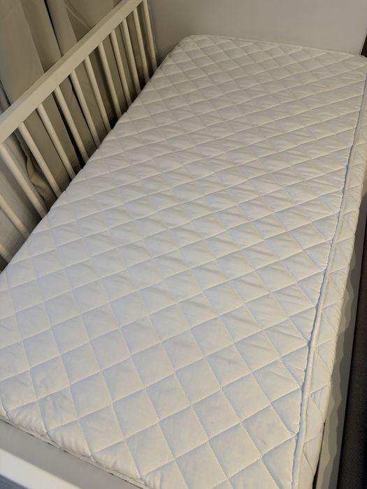 Patut bebe alb 60 x 120