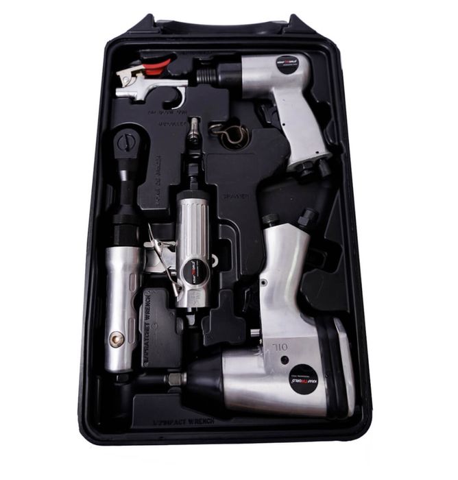 Немски Пневматични инструменти Kraft комплект 72 части