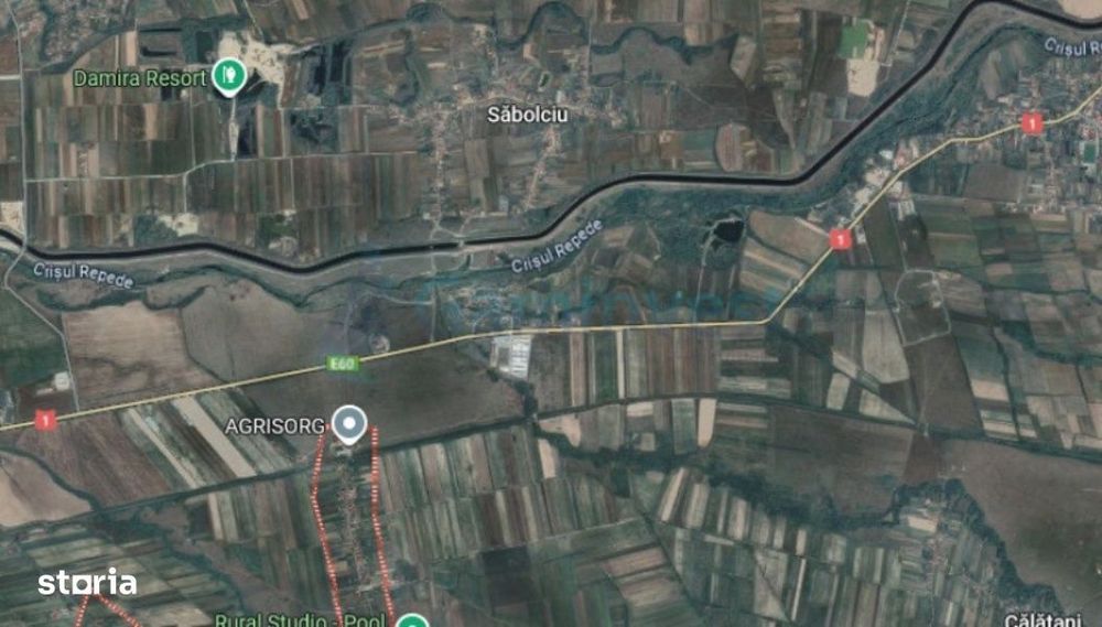 Teren intravilan cu front la E60, Sacadat, Bihor,Gaminvest,v3902