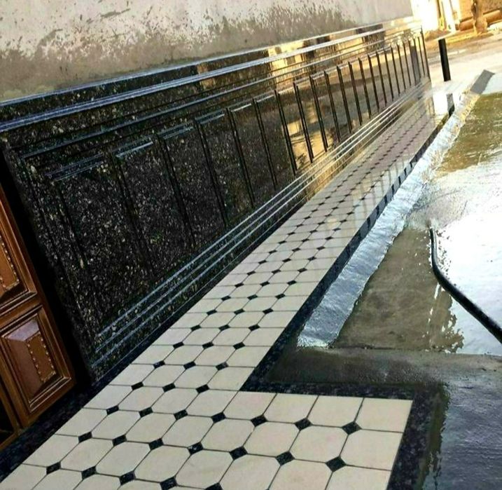 Профессионально Установка ГРАНИТ на Цоколь и на ФАСАД.