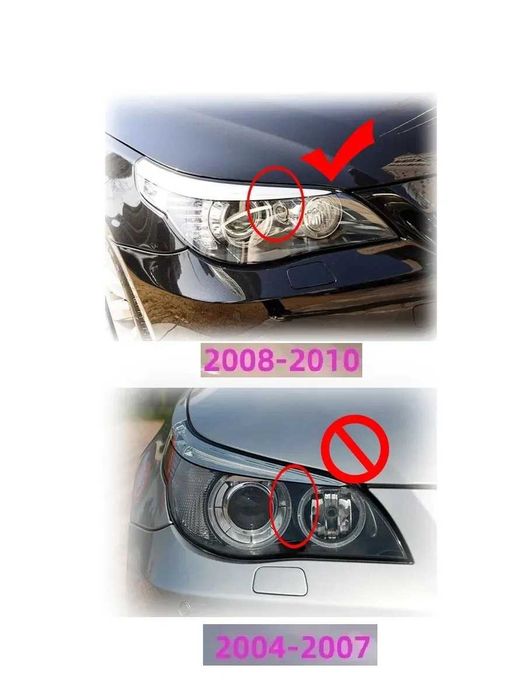 Стекло фары BMW 5 серии 2008г.-2010г. E60 E61