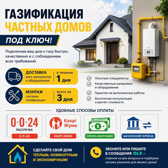 Газификация дома