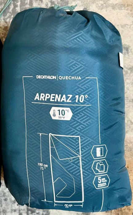 Sac de dormit/patura Quechua Arpenaz 10°