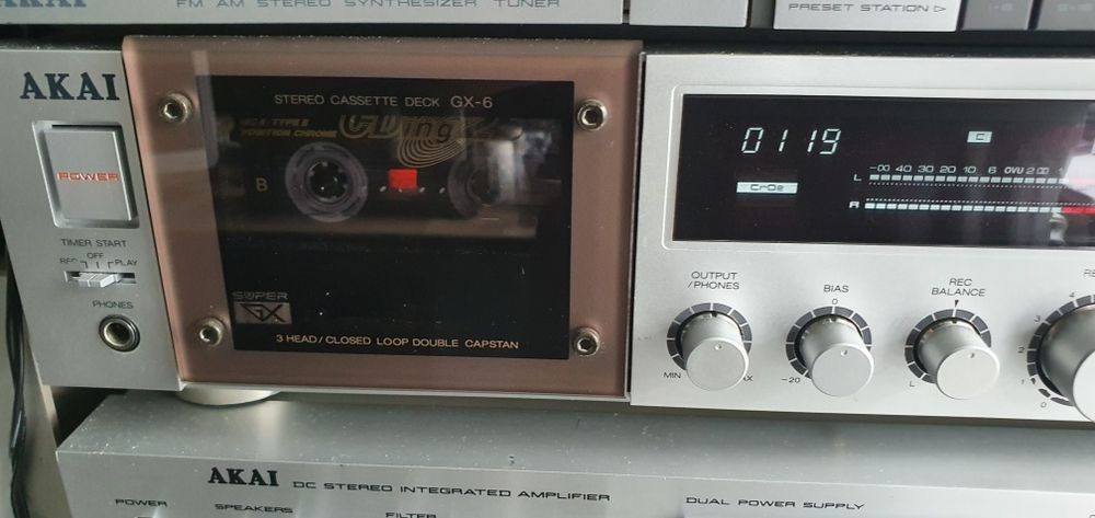 Linie Akai Mag.gx77,Deck Akai GX-6 Amp.am-u04 tuner AT-53