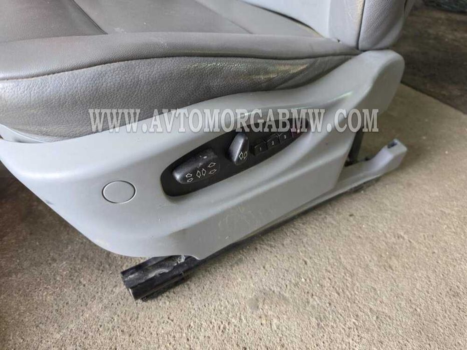 Сив кожен салон БМВ Х5 Е53 BMW X5 E53